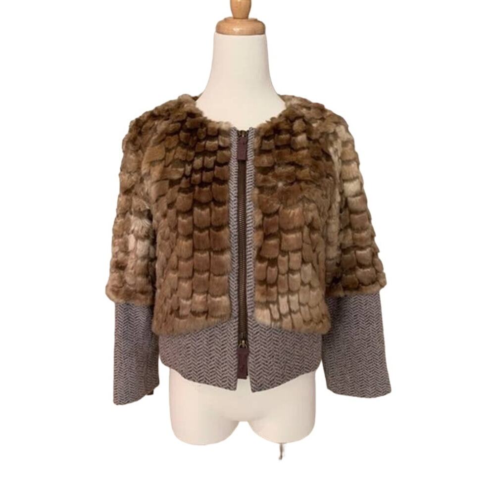 Juicy Couture Faux Fur Cropped Jacket